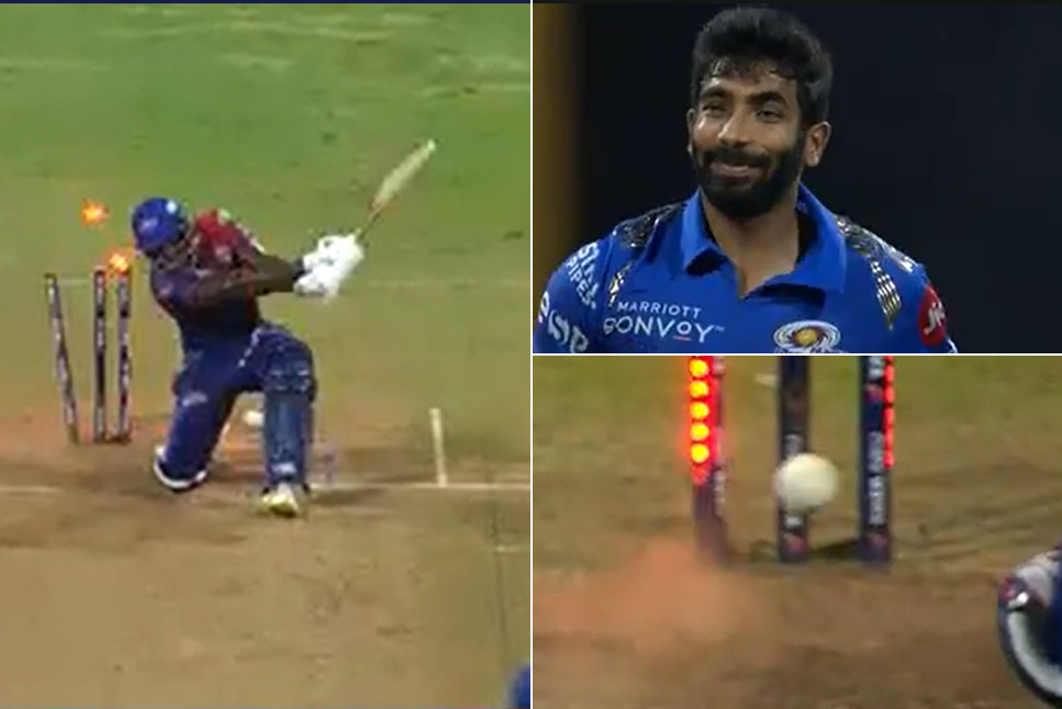 IPL 2022: Jasprit Bumrah STUNS Rovman Powell with DEADLY YORKER, rattles Delhi Capitals with 3/25 – Watch Highlights