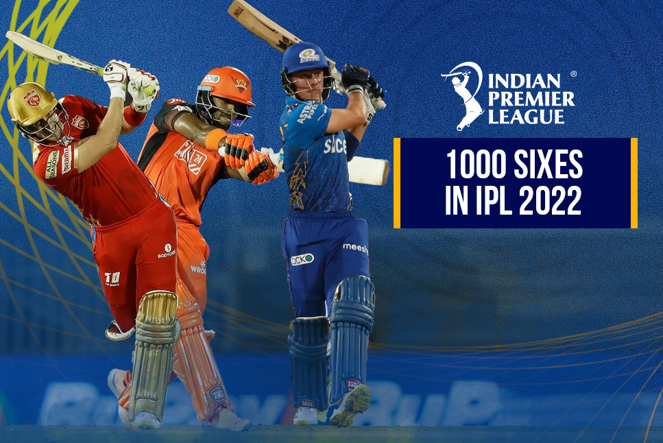 IPL 2022 creates BIG RECORD, League Stage sees 1000 SIXES being HIT for first time, Liam Livingstone hammers 32 of them