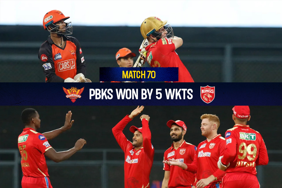 SRH vs PBKS LIVE: Livingstone & Brar shine as Punjab Kings end campaign with 5-wicket win over Sunrisers Hyderabad: Check IPL 2022 PBKS beat SRH Highlights