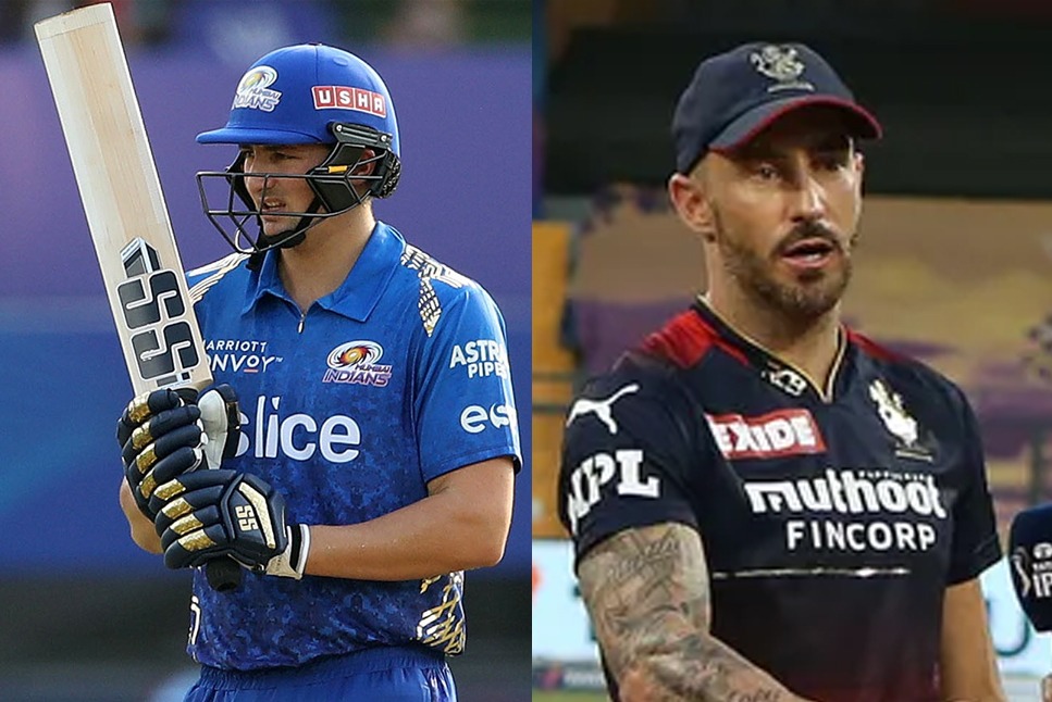 IPL 2022: Tim David reveals secret message from RCB skipper Du Plessis after revealing Virat and Maxwell wore MI kits in support against DC