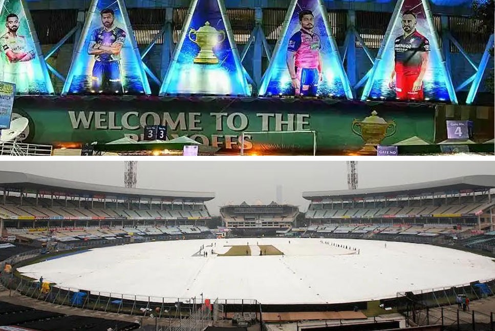 IPL 2022 Qualifier 1 Tickets Sold-Out, rain stops as Eden Gardens ready to host Gujarat Titans vs Rajasthan Royals: Follow GT vs RR LIVE UPDATES