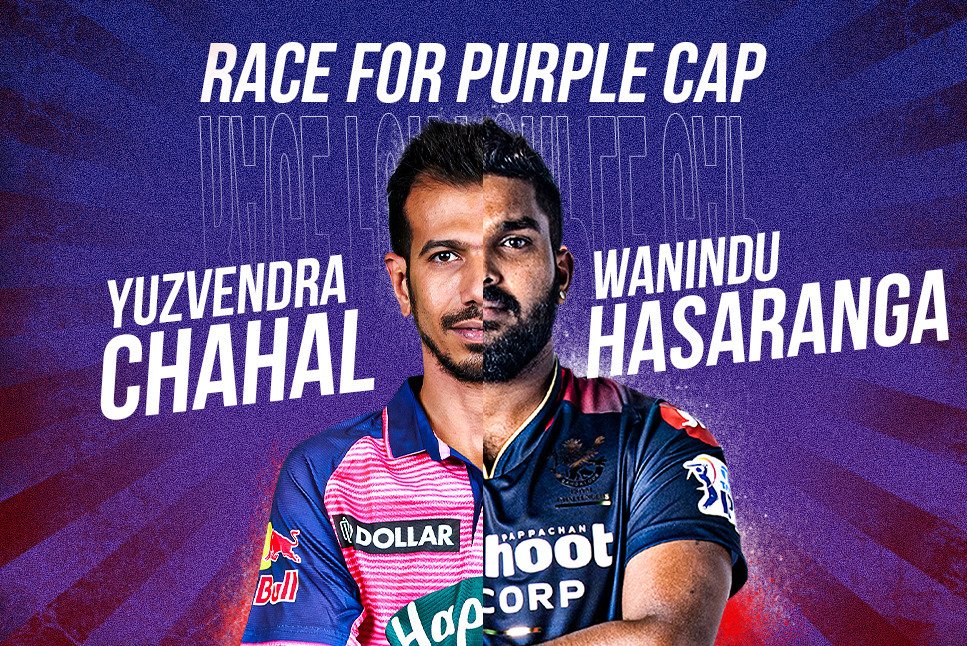 IPL 2022 Qualifier 2: Yuzvendra Chahal surpasses Wanindu Hasaranga to win Purple cap with 27 wickets