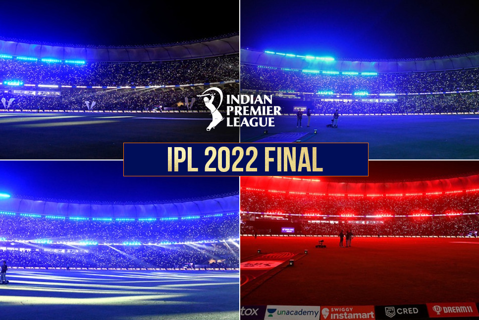 IPL 2022 Final LIVE: Narendra Modi Stadium treats RECORD crowd with STELLAR LIGHT SHOW – Watch video