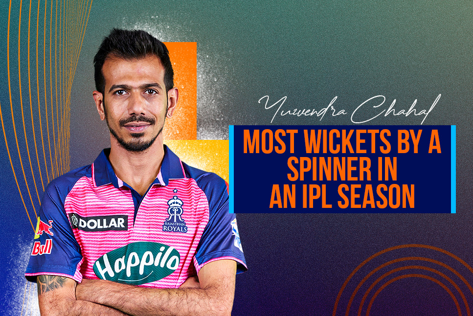 IPL 2022 FINAL: Yuzvendra Chahal surpasses Imran Tahir to take most wickets by a spinner in a single edition of IPL - Check Out 