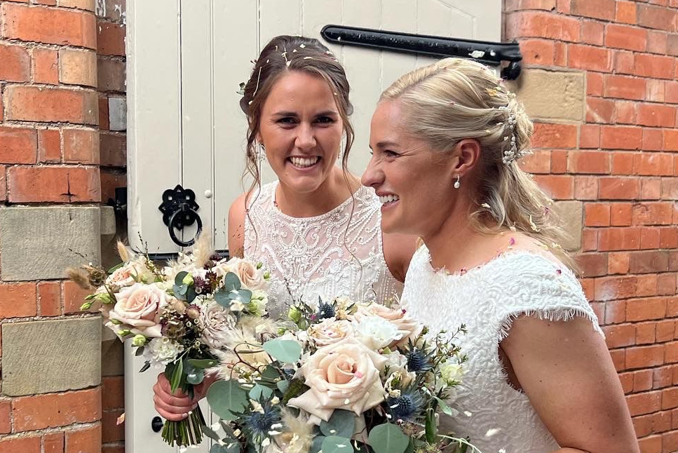 Kathrine Brunt-Nat Sciver wedding: England's women cricketers Natalie Sciver and Katherine Brunt tie the knot