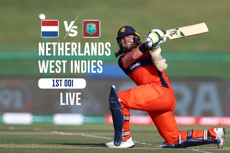 NED vs WI LIVE Score: West Indies chase 241 after Teja Nidamanuru slams HALF-CENTURY to power Netherlands to 240/7- Follow NED vs WI Live updates