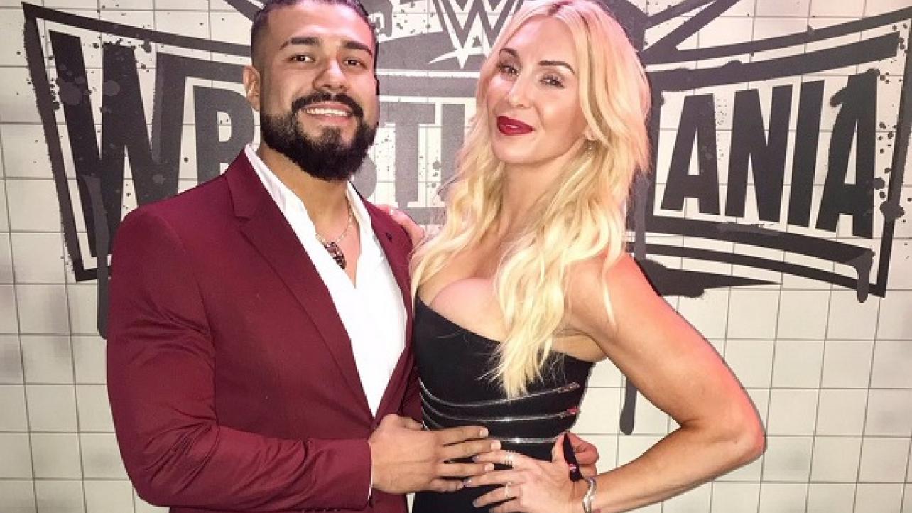 Charlotte Flair and Andrade 
