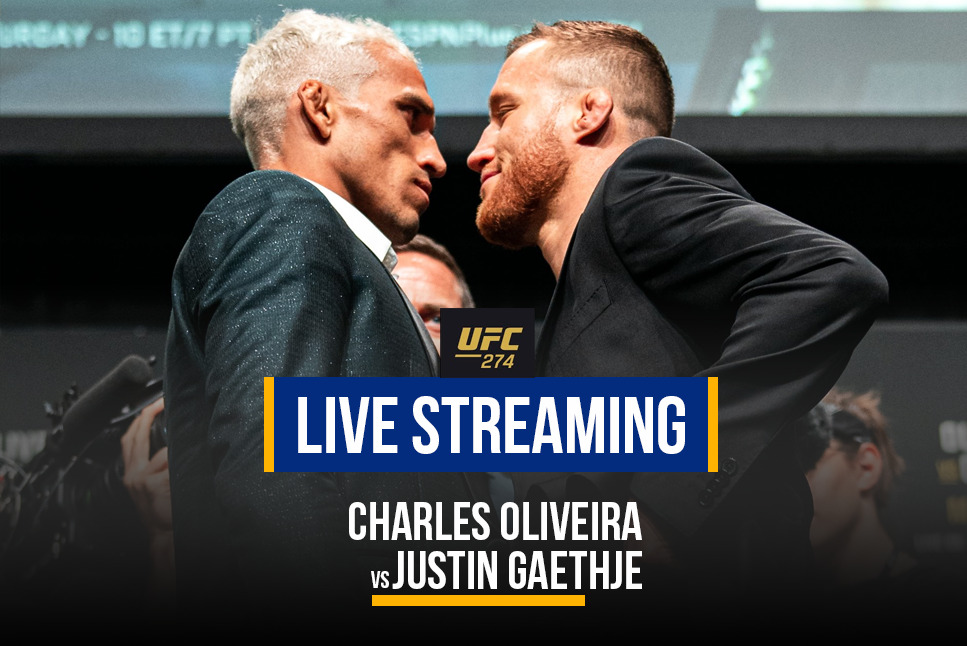 UFC 274 Live Streaming: Charles Oliveira vs Justin Gaethje live Streaming: Charles Oliveira vs Justin Gaethje Live, Michael Chandler vs Tony Ferguson Live, Follow UFC 274 Live Updates