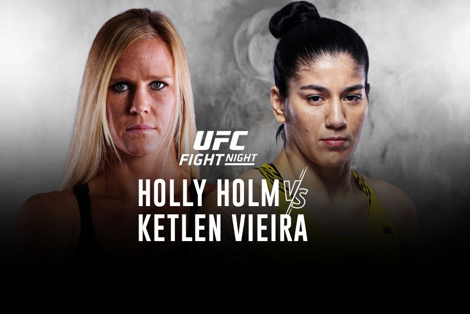 UFC Vegas 55 Live Streaming: Holly Holm vs Ketlen Vieira Live, Michael Pereira vs Santiago Ponzinibbio Live, Follow UFC Vegas 55 Live Updates