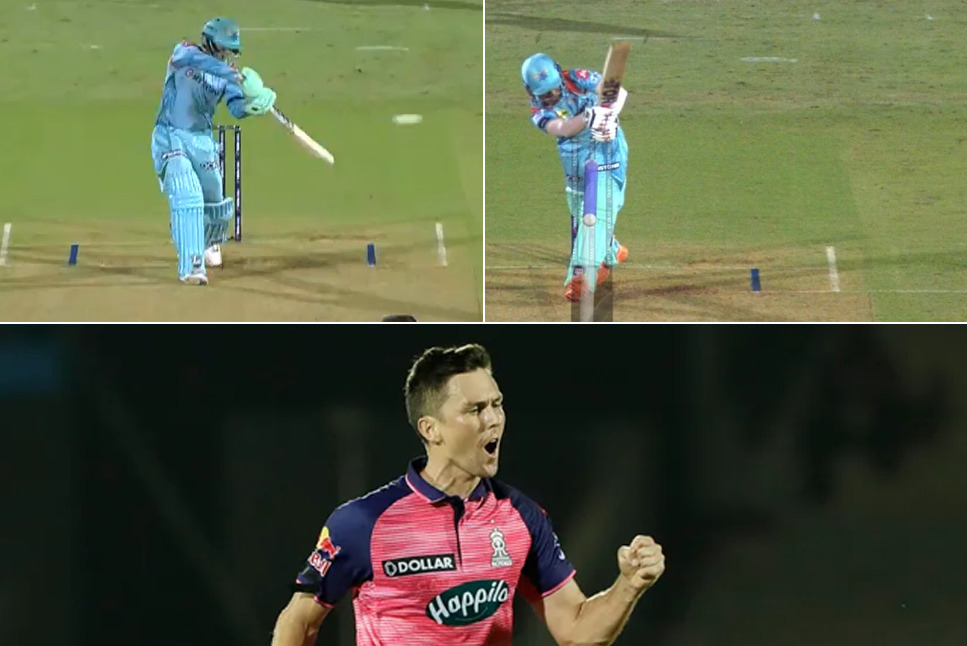 LSG vs RR LIVE: Rajasthan Royals pacer Trent Boult RATTLES Lucknow Super Giants, gets 2 WICKETS in 2 BALLS – Watch Video