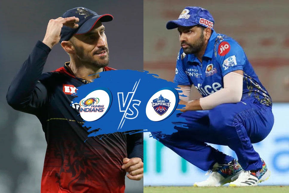 IPL 2022: RCB duo Virat Kohli & Faf du Plessis CHANT 'Mumbai, Mumbai' ahead of MI vs DC clash, requests Rohit Sharma to 'COME GOOD' - Watch Video