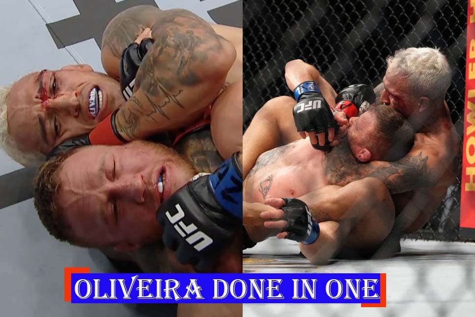 UFC 274 Live: Charles Oliveira vs Justin Gaethje, Charles Oliveira does it one, Submits Gaethje
