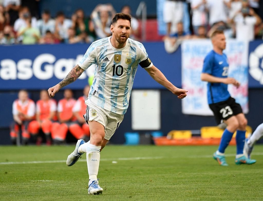 International Friendlies: ARG 2-0 EST, Lionel Messi doubles Argentina's lead against Estonia with a brace, Follow Argentina vs Estonia LIVE Updates