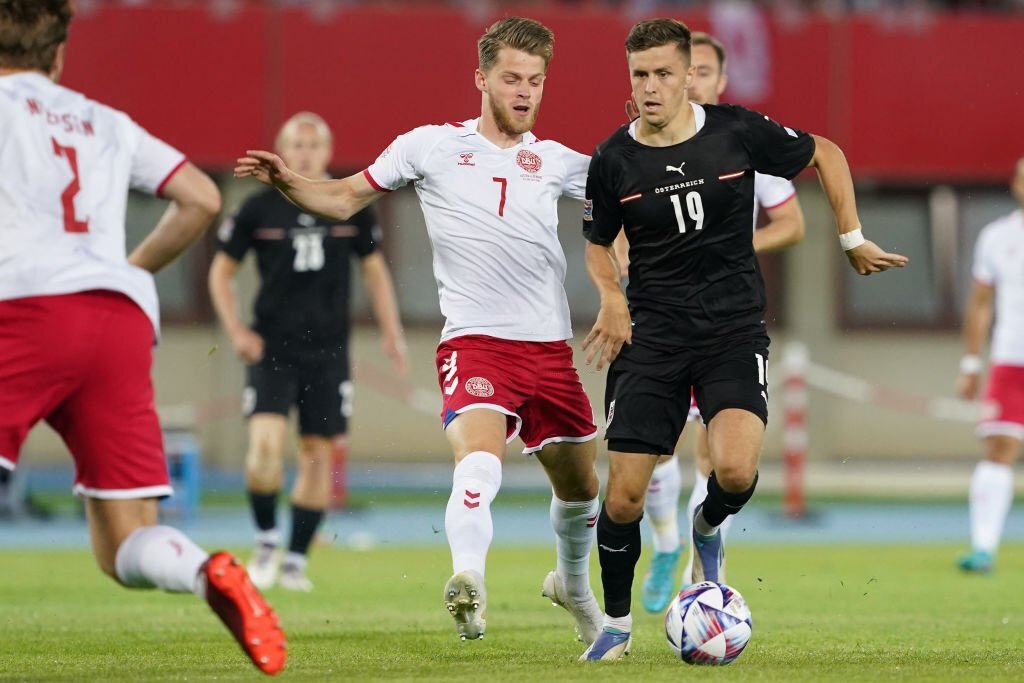 UEFA Nations League 2022/23: Dinamarca venció a Austria 2-1 para continuar el inicio PERFECTO en la Nations League, Jens Stryger con el gol de la victoria, mira cómo Dinamarca vence a Austria DESTACADOS
