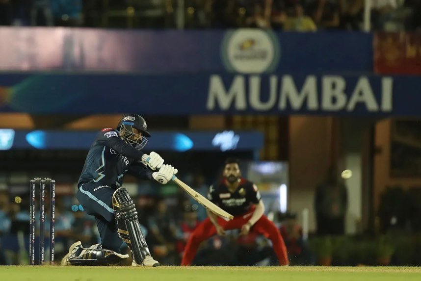 Rahul Tewatia in action during IPL 2022