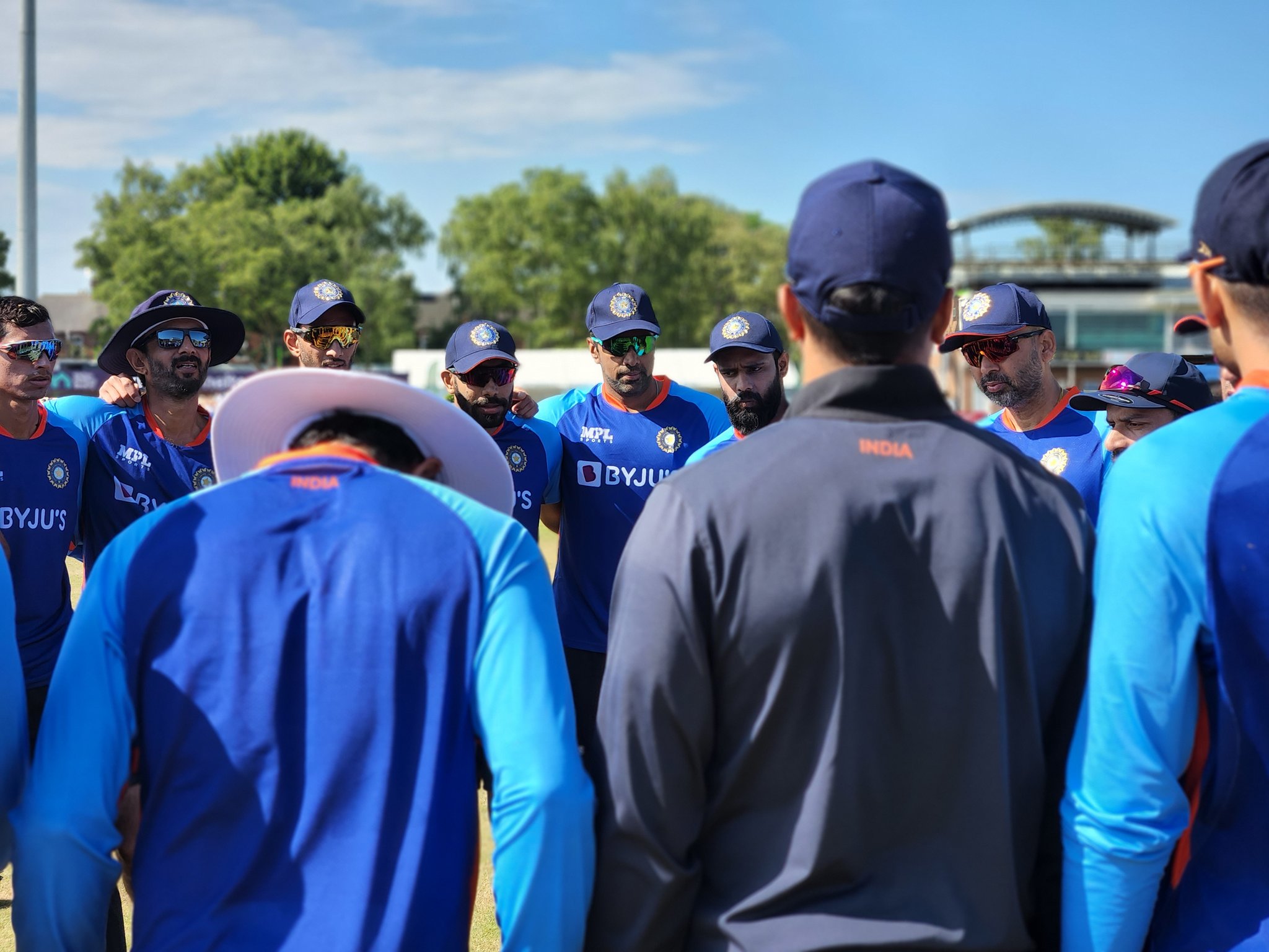 IND vs ENG LIVE: Big boost for Team India, Ravichandran Ashwin joins Indian camp ahead of warm-up fixture vs Leicestershire, takes part in team huddle - Check pics
