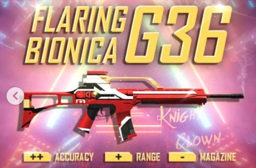 Free Fire Max Next Weapon Royale: How to get G36 Flaring Bionica gun skin in-game, all you need to know about the next weapon royale event and its rewards