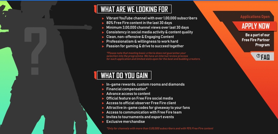 Garena Free Fire Partner Program: How to apply for this program, Check Requirements, Steps, and more. All you need to know about the program