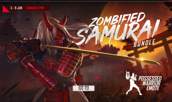 Free Fire Max Possessed Warrior Emote; Check how to get the exclusive emote in-game, More Details on the emote and how to get it from the Samurai Spin Event