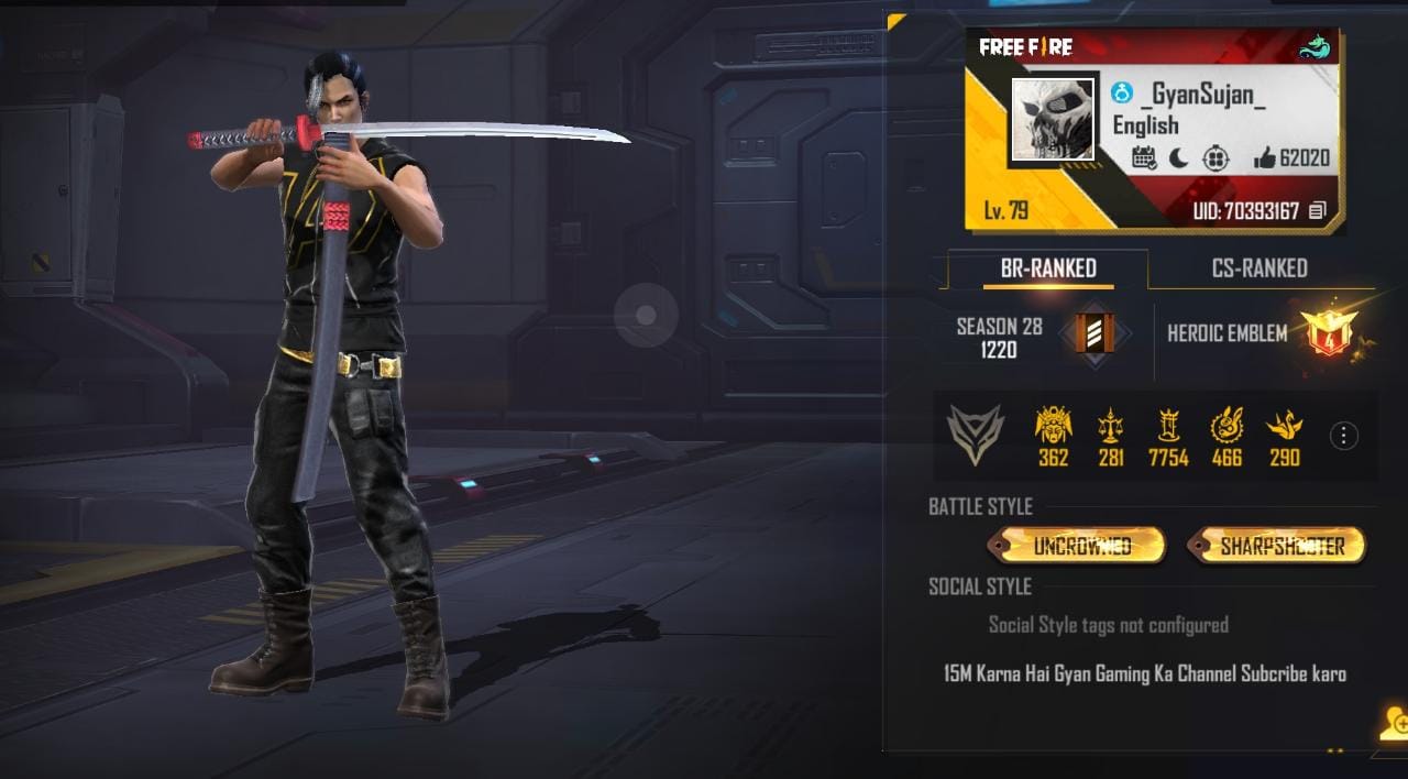 Gyan Gaming Free Fire ID, Monthly Earnings, In-Game Controls, and More, all you need to know about Sujan Mistri aka Gyan Sujan and his stats, and all