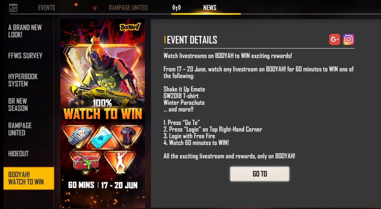 Free Fire Max Booyah Watch to Win Event: Check all rewards and how to get them, All you need to know about the latest Booyah event and its exclusive rewards