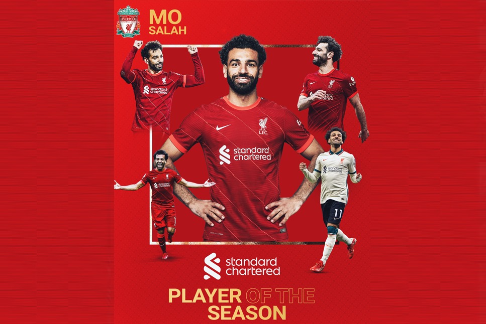 Liverpool FC - Mohamed Salah vence o prêmio da PFA de