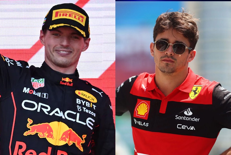 F1 Azerbaijan GP: Verstappen's BIG message to title rival Charles Leclerc