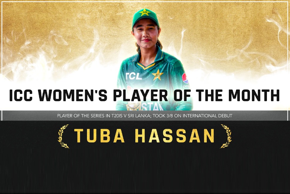ICC Women's Player of the Month Tuba Hassan claims award for May 2022