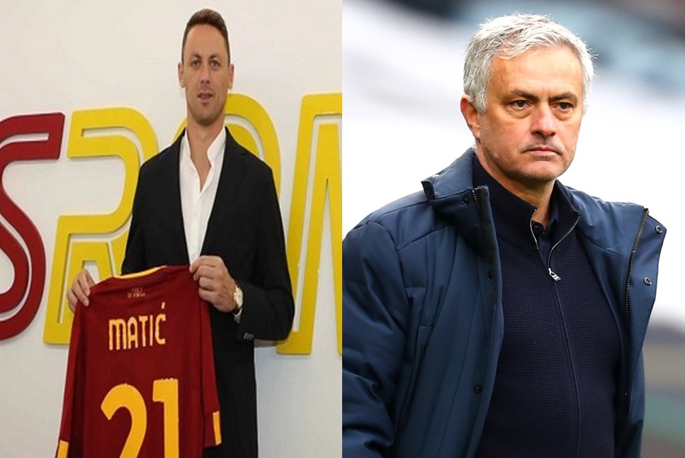Serie A: Nemanja Matic reunites with Jose Mourinho after signing for AS Roma, Matic played under Mourinho at Chelsea and Man United