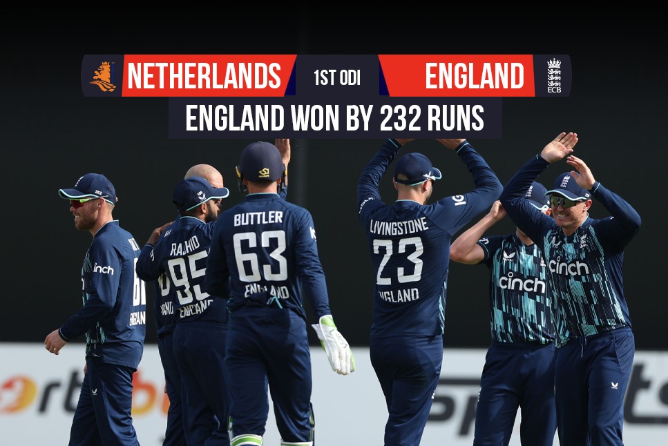 NED vs ENG Live: England REGISTERS emphatic Victory over Netherlands, England score Highest ODI score - Follow NED vs ENG Highlights