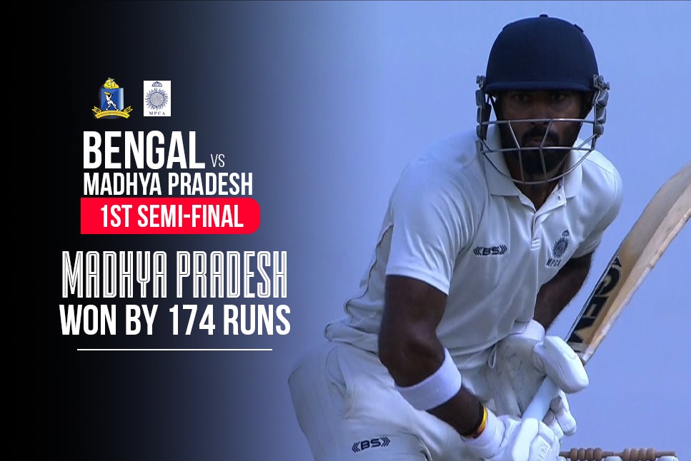 BENGAL vs MP LIVE Score DAY 5: Kumar Kartikeya takes five wickets as Madhya Pradesh register a resounding victory over Bengal : Follow Ranji Trophy Semifinal LIVE