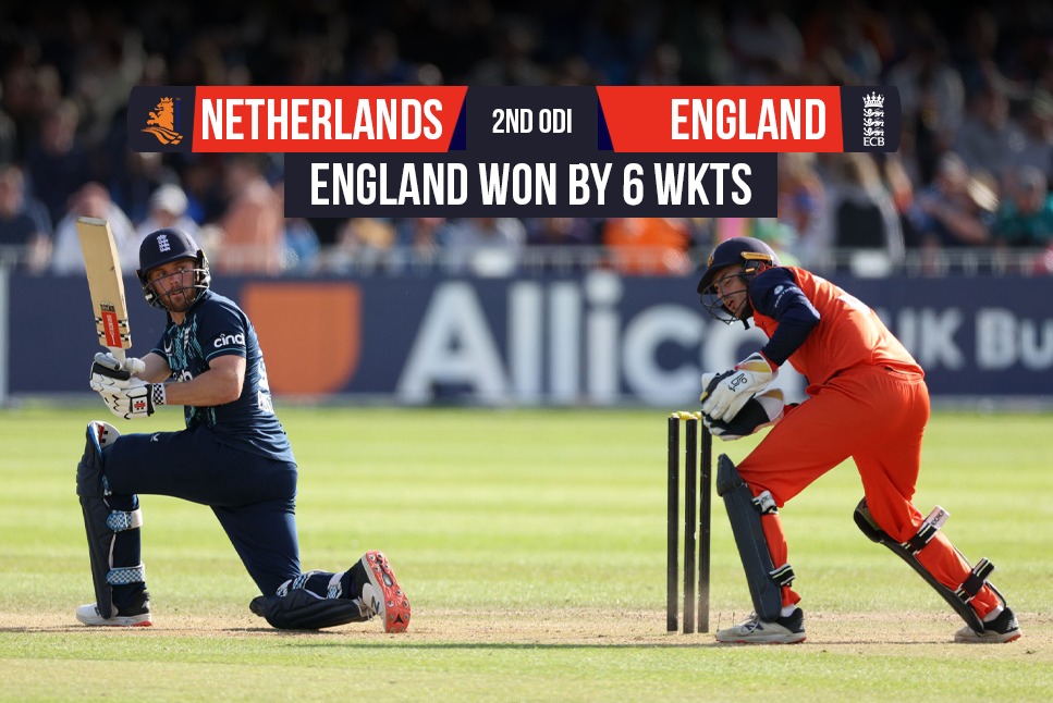 NED vs ENG LIVE: Jason Roy, Philip Salt power England to 6-wicket win over Netherlands, seal series 2-0: Check NED vs ENG 2nd ODI Highlights