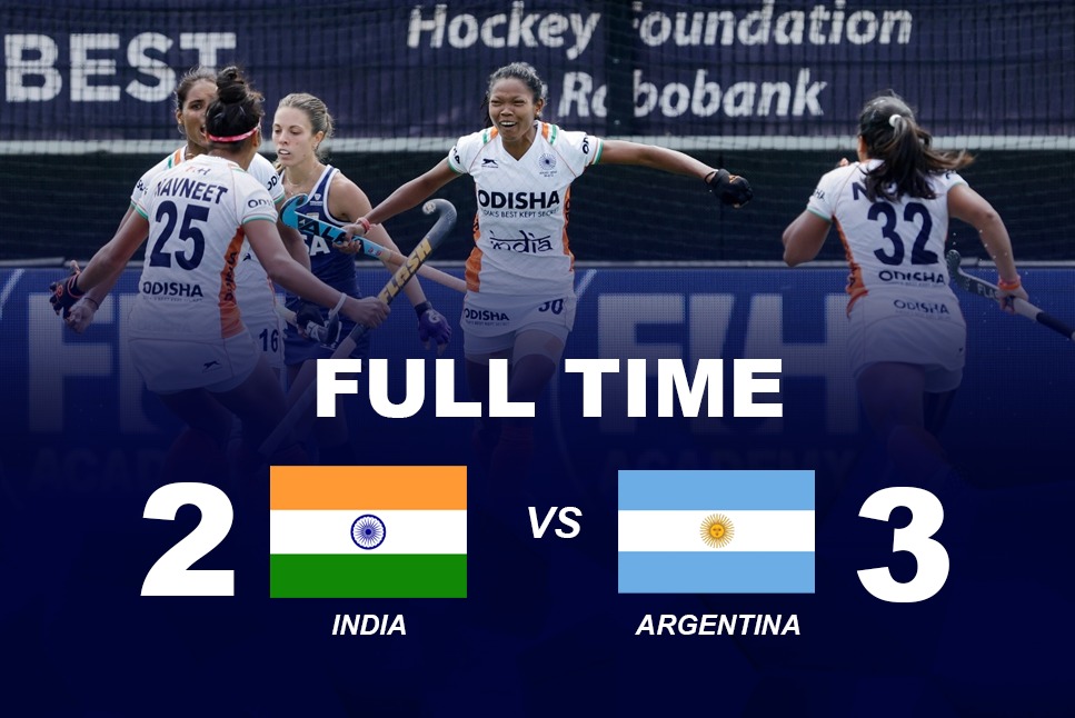 FIH Pro League: Indian women lose 2-3 to Argentina in FIH Pro League