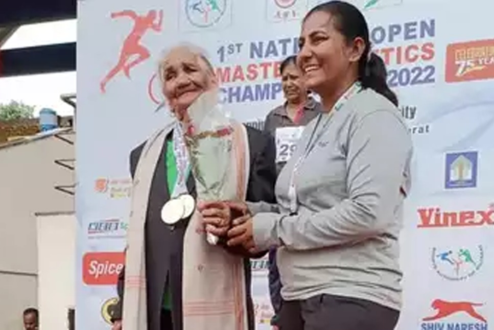 105 year old 100 Meter champion, Super Granny wins 100 Meter race at nationals in record time, ‘wish to compete abroad'
