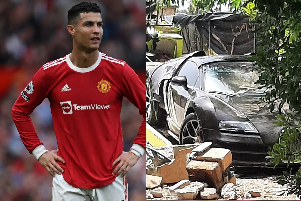 Cristiano Ronaldo Bugatti crash: Cristiano Ronaldo's employee CRASHES the star's £1.7m Bugatti Veyron in Majorca, Police to investigate incident - Check pictures
