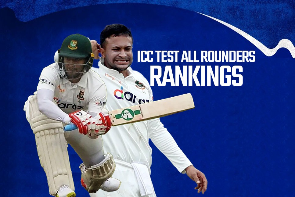 ICC Test Rankings: Bangladesh captain Shakib Al Hasan pips Ravi Ashwin, closes in Ravindra Jadeja in all rounders list - Check full rankings