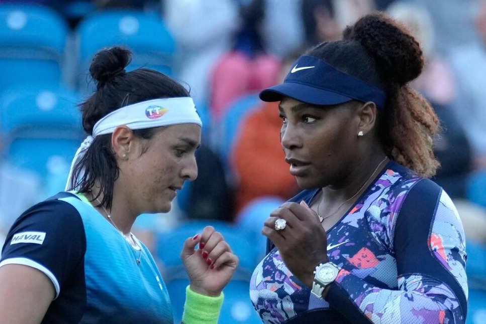 Eastbourne International: Serena Williams’ doubles campaign comes to an abrupt end as partner Ons Jabeur withdraws with injury
