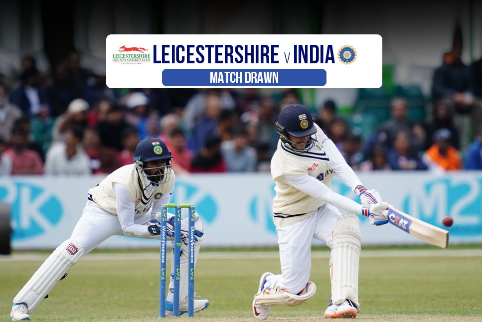 India vs Leicestershire LIVE: Bharat, Pant, Gill impress as India's warm up match ends in a draw - Watch highlights, India Tour of England, IND vs ENG