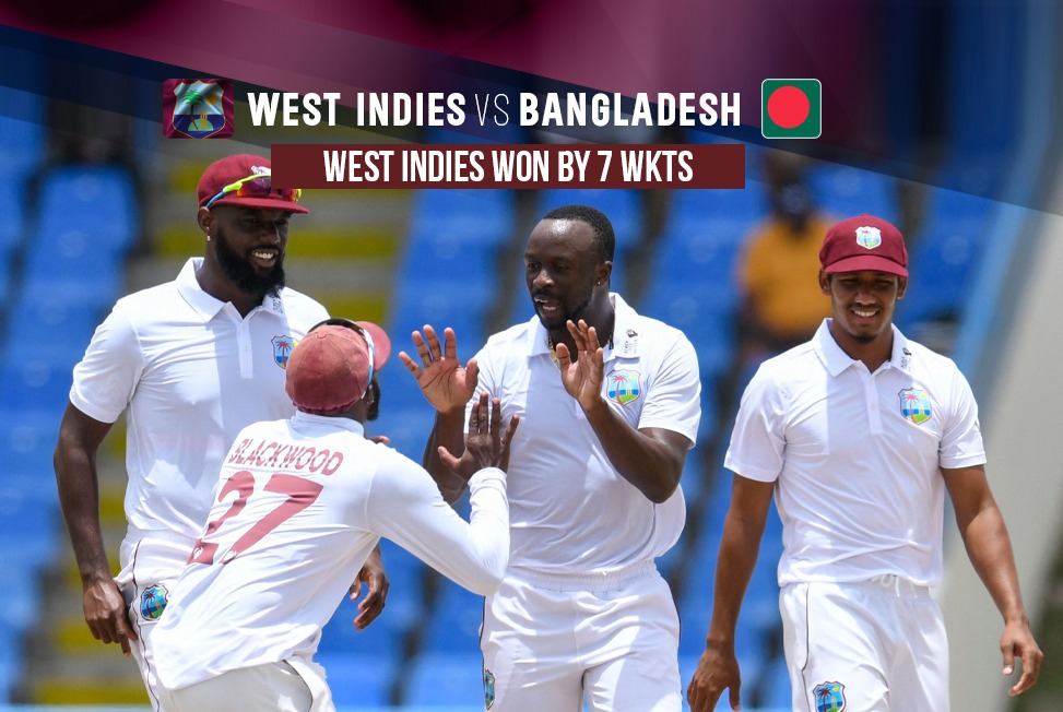 WI vs BAN LIVE: Clinical West Indies beats Bangladesh by 7 wickets to take 1-0 lead - West Indies vs Bangladesh LIVE