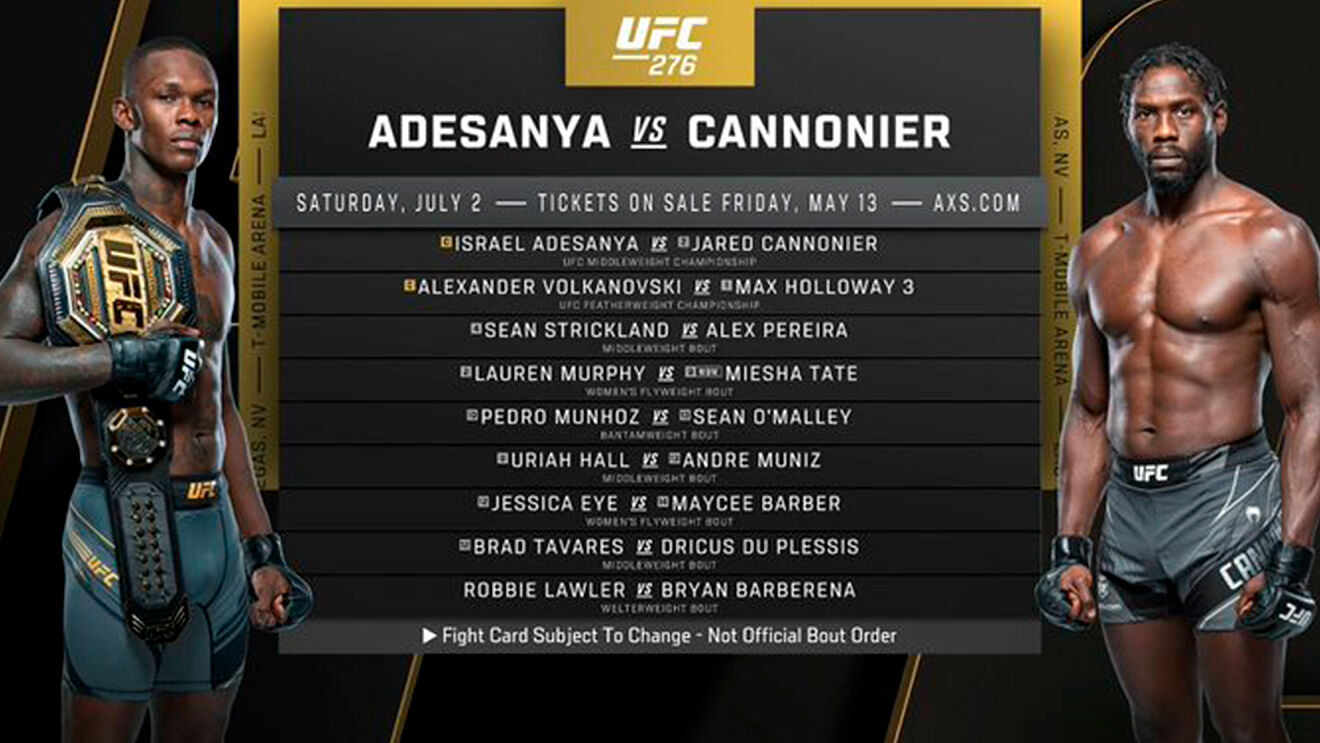 UFC 276 Weigh In: Israel Adesanya vs Jared Cannonier, T-Mobile Arena set on Fire for Mega event, Nate Diaz 