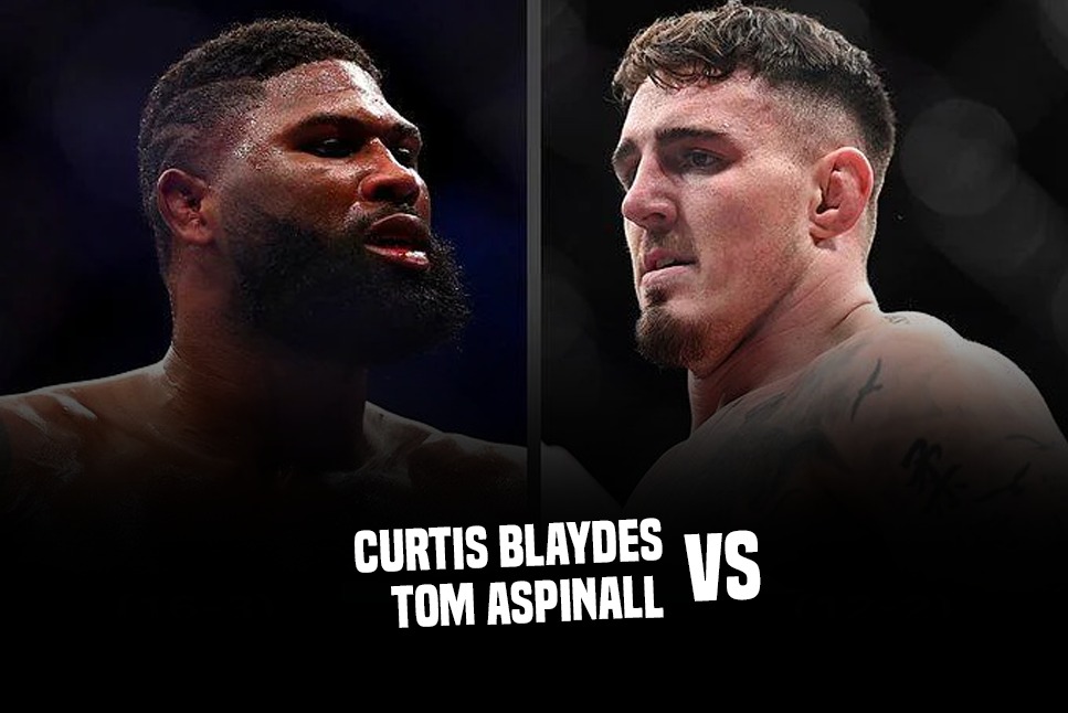UFC Fight Night London: Curtis Blaydes vs Tom Aspinall, Check out the Full Fight Card, Follow Live Updates