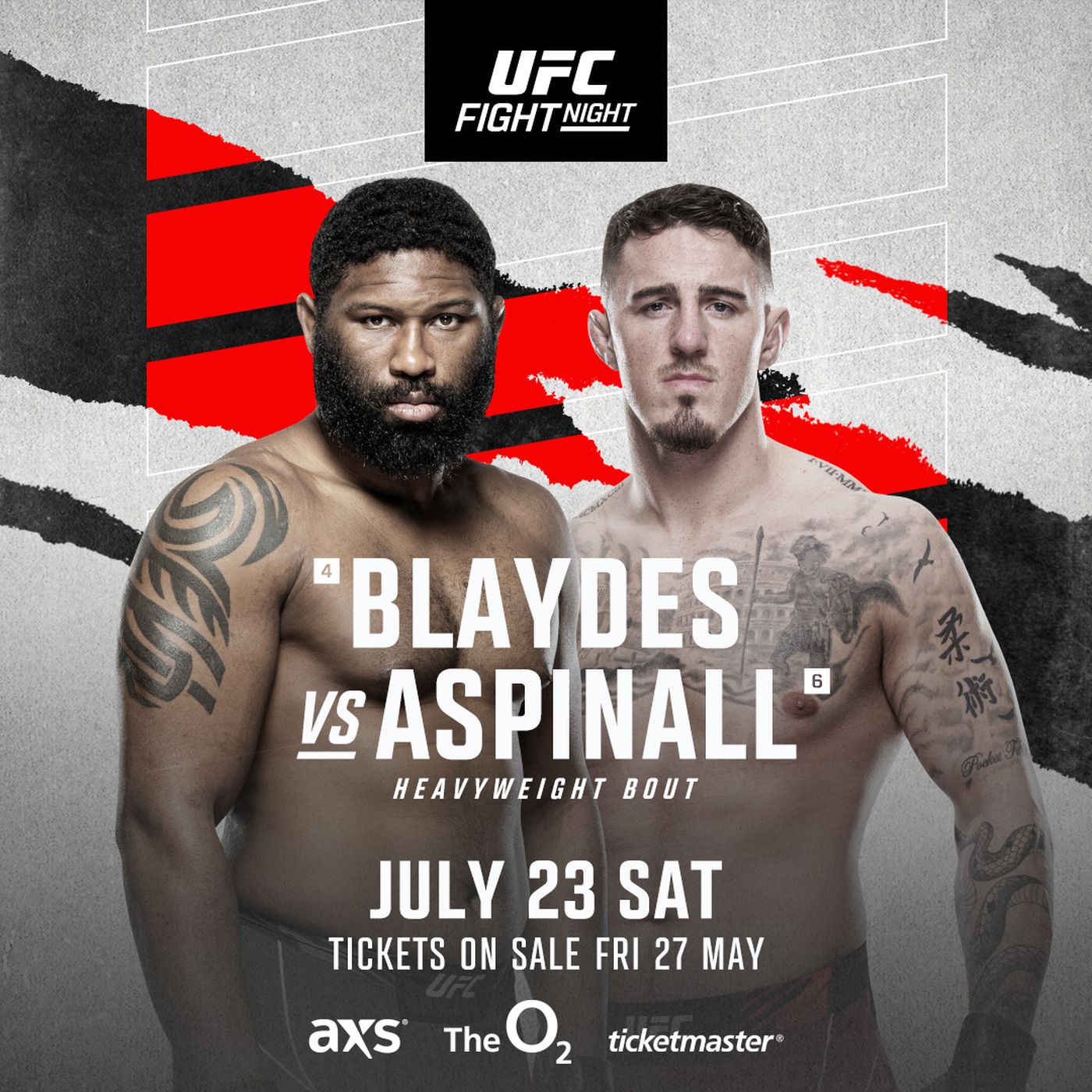 UFC Londra tartıyor: Curtis Blaydes vs Tom Aspinall, The O2 Arena, Londra, Starstruck hesaplaşmasının ortasında ateşe verildi