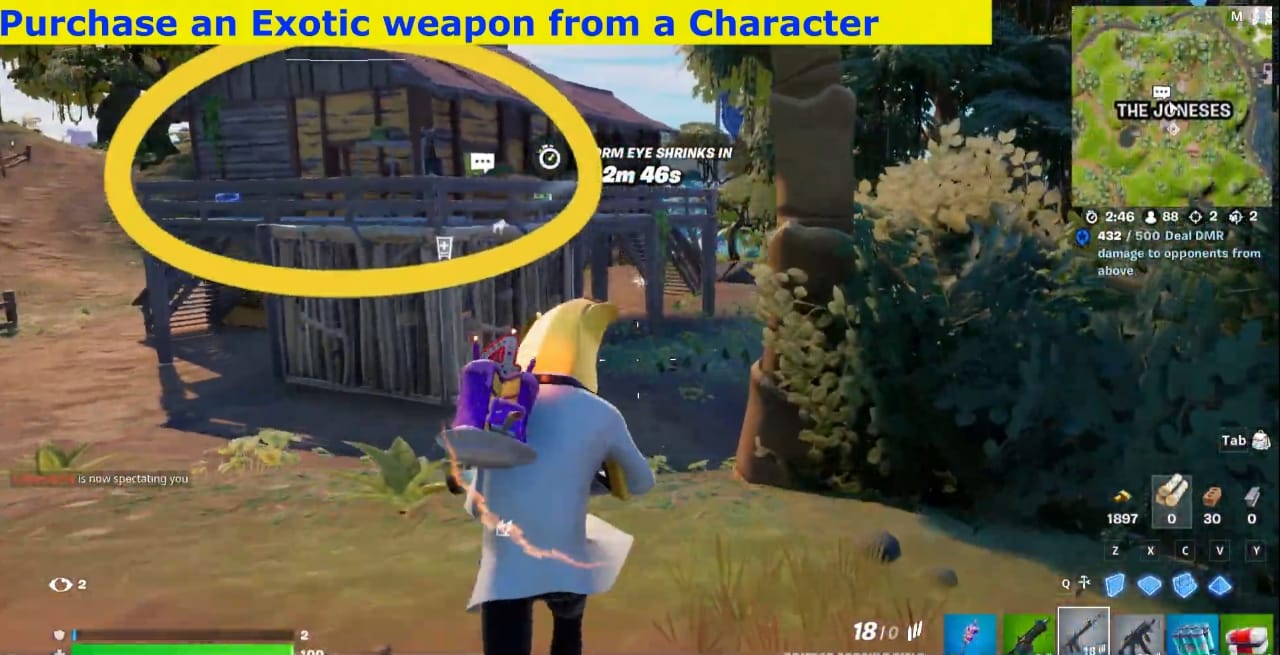 Fortnite Challenges for Week 6 are already out. Check how to o purchase an exotic weapon from a character in Fortnite Chapter 3 Season 3.