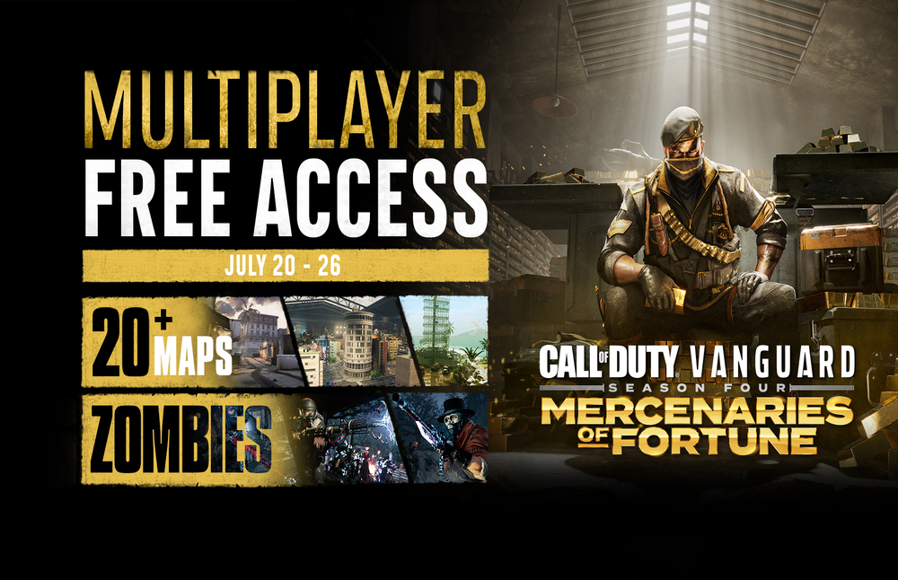 Call of Duty Vanguard: Oyuncular, Çok Oyunculu ve Zombilere bir haftalık ücretsiz erişim elde eder