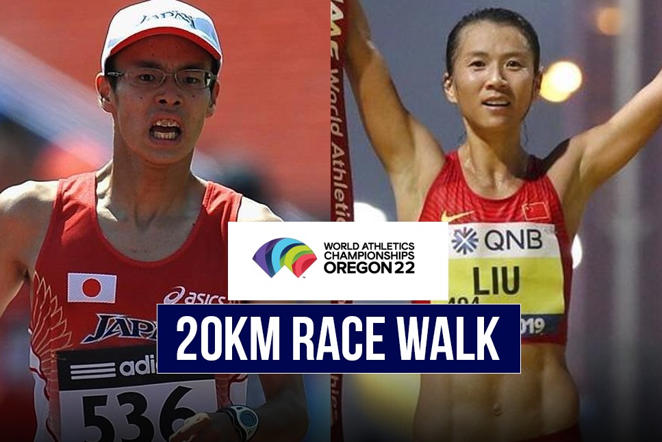 World Athletics Championships 2022 20km walk LIVE: Toshikazu Yamanishi and Liu Hong strong gold contenders in 20km walk, India to be represented by Sandeep Kumar and Priyanka Goswami, follow WCH Oregon 2022 Live