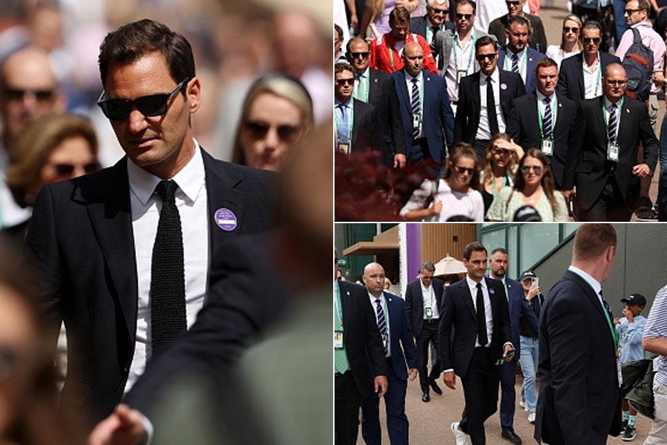 Wimbledon 2022 LIVE: King of Grass Roger Federer pays Wimbledon a visit on Centre Court's centenary celebration: Check Pics