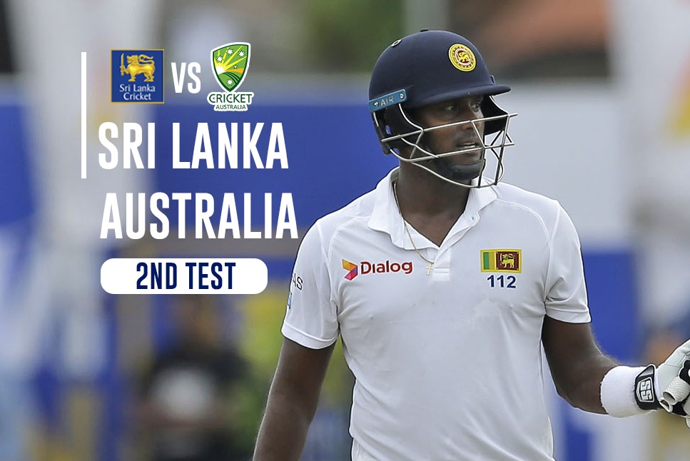 SL vs AUS Test: Good news for Sri Lanka, Angelo Matthews declared FIT to play, SLC call-up uncapped duo for 2nd Test against Australia