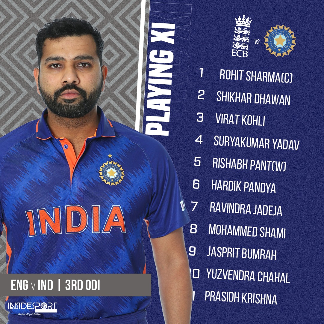 India Playing XI vs England: Virat Kohli returns as India name full strength side for 2nd ODI at Lord's - Follow IND vs ENG LIVE Updates