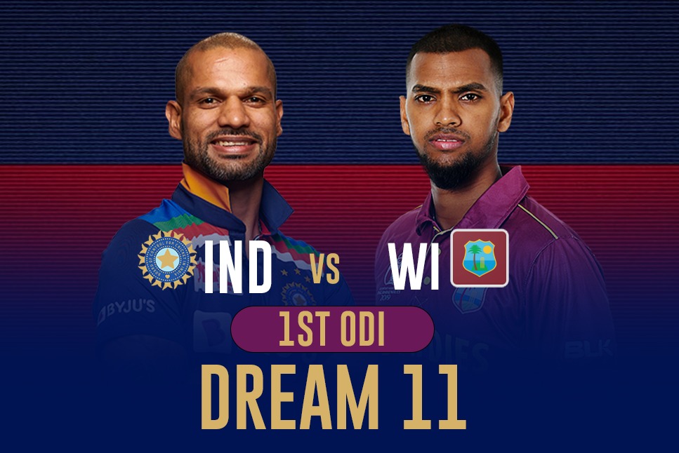 IND vs WI Dream11 Prediction: India vs West Indies Top Fantasy Picks, Probable Playing XIs, Pitch Report, & match overview, IND vs WI 1st ODI Live at 7:00 PM: Follow Live Updates