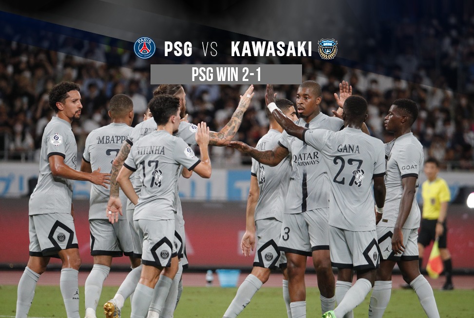 Kawasaki Frontale Vs Psg Live Psg Bag 2 1 Win Check Highlights